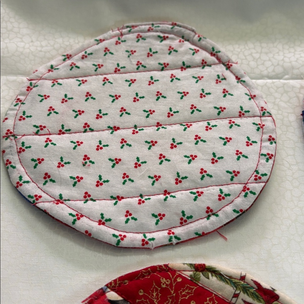 Holiday Tiny Quilts Colorful Patchwork - Picture 7 of 7